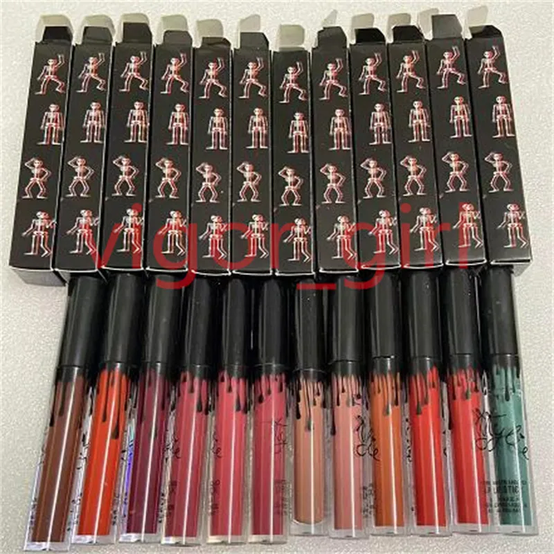 Nieuwe KL Merk Lipstick 12 Kleuren Lip Blush Make-up Langdurige Vocht Lipgloss Cosmetica Gratis Schip