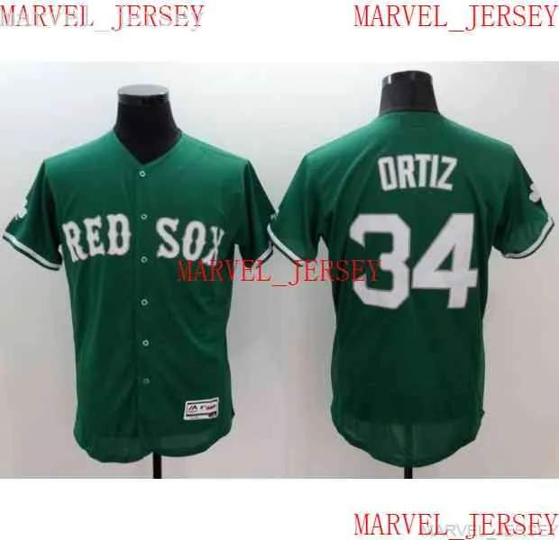 Mężczyźni Kobiety Młodzież David Ortiz Baseball Jerseys Stitched Dostosuj dowolny numer nazwiska Jersey XS-5xl