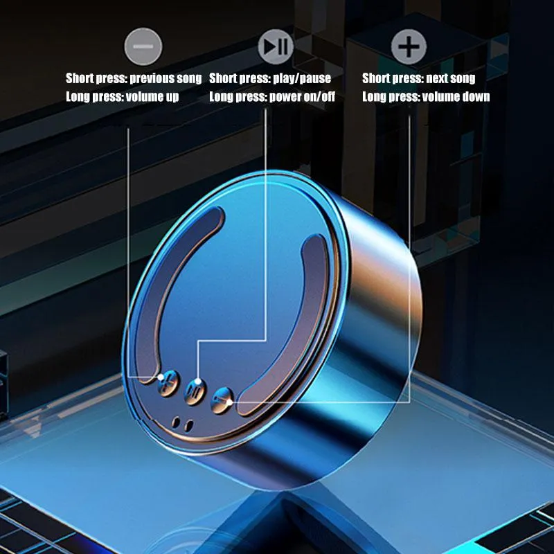 Draagbare luidsprekers 2021 draadloze luidspreker Bluetooth-compatibele 5.0 sportspeler 360 stereo high-definition geluidskwaliteit muziek
