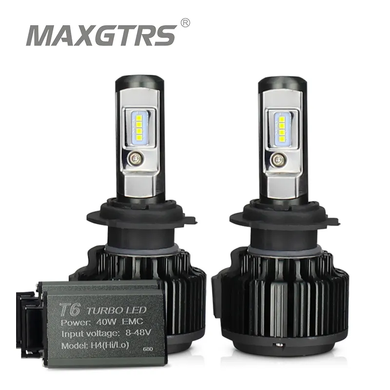 MAXGTRS H4 Hi/lo H7 H8 H11 9006 phares LED de voiture 9005 HB3 HB4 H1 H13 880 881 haute puissance Canbus blanc 6000K ampoules remplacer la lampe