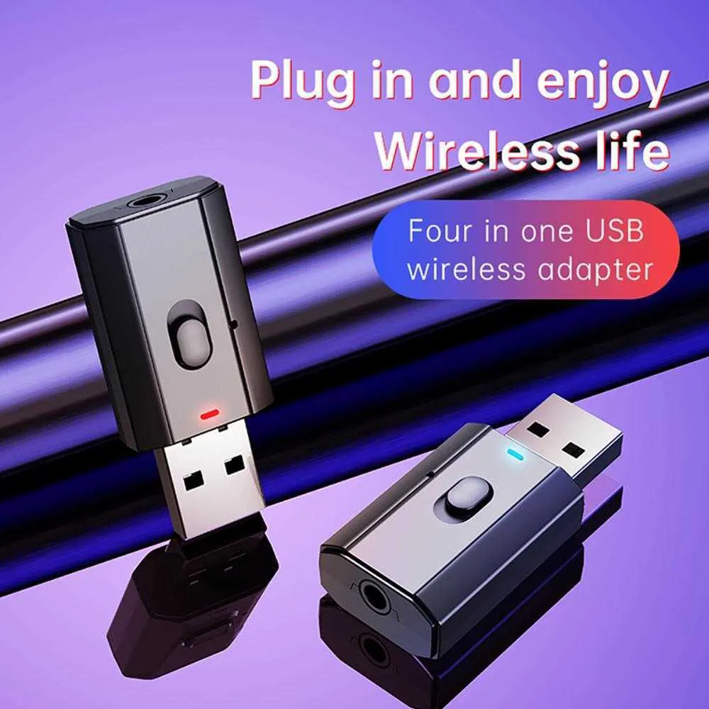 Wireless Bluetooth Music Adapter: Auto Stereo, Handsfree Speaker