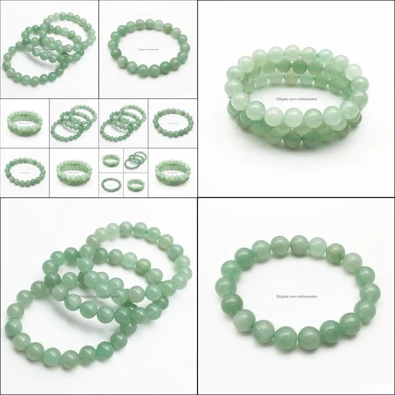 10mm Green Aventurine Bracelet,Gemstone Bracelet,Aventurine Round Beads,Elastic Bracelet,Good Luck Bracelet