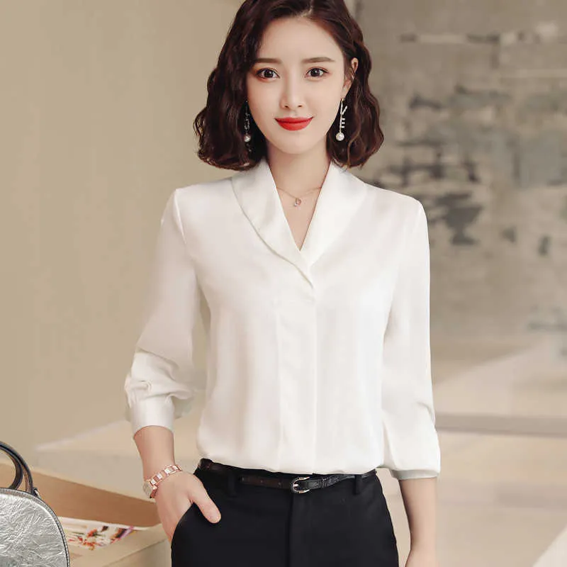 Fashion Women Blouses & Shirts Sky Blue Long Sleeve Office Ladies Work Wear  Clothes Female Tops - Blouses & Shirts - AliExpress