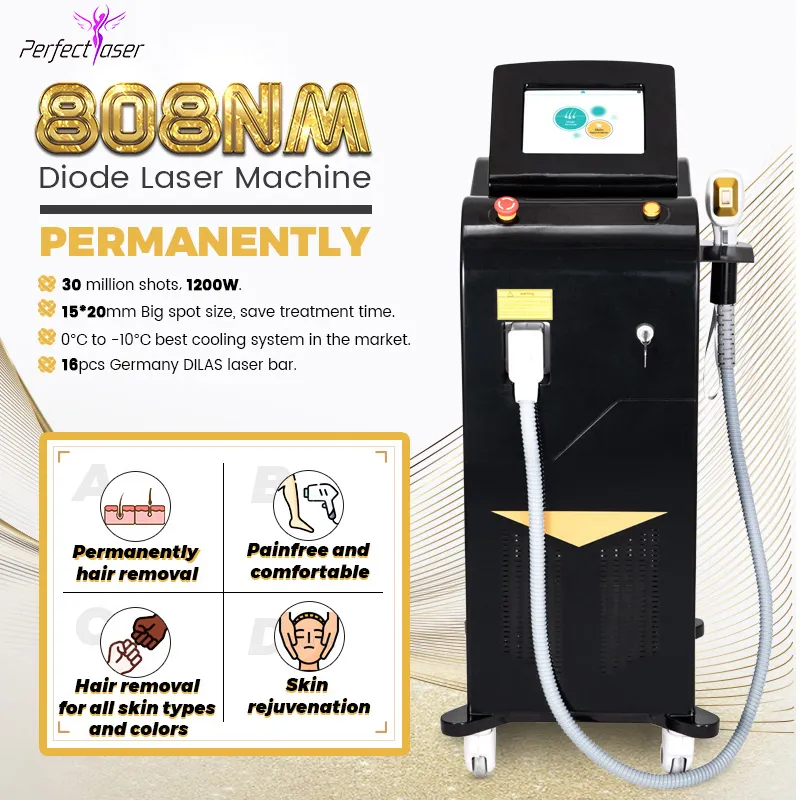 Pro Hair Removal 808nm Diode Laser Depilation Alexandrite Laser