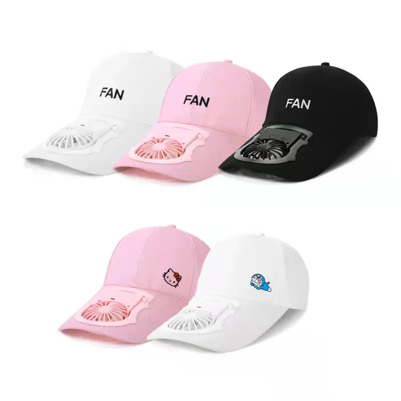 Sun Hat usb 충전식 팬 내장 500mAh 배터리 학생 파티 여행 정보 여름 패션 캡 MQ20에서 Bask 방지