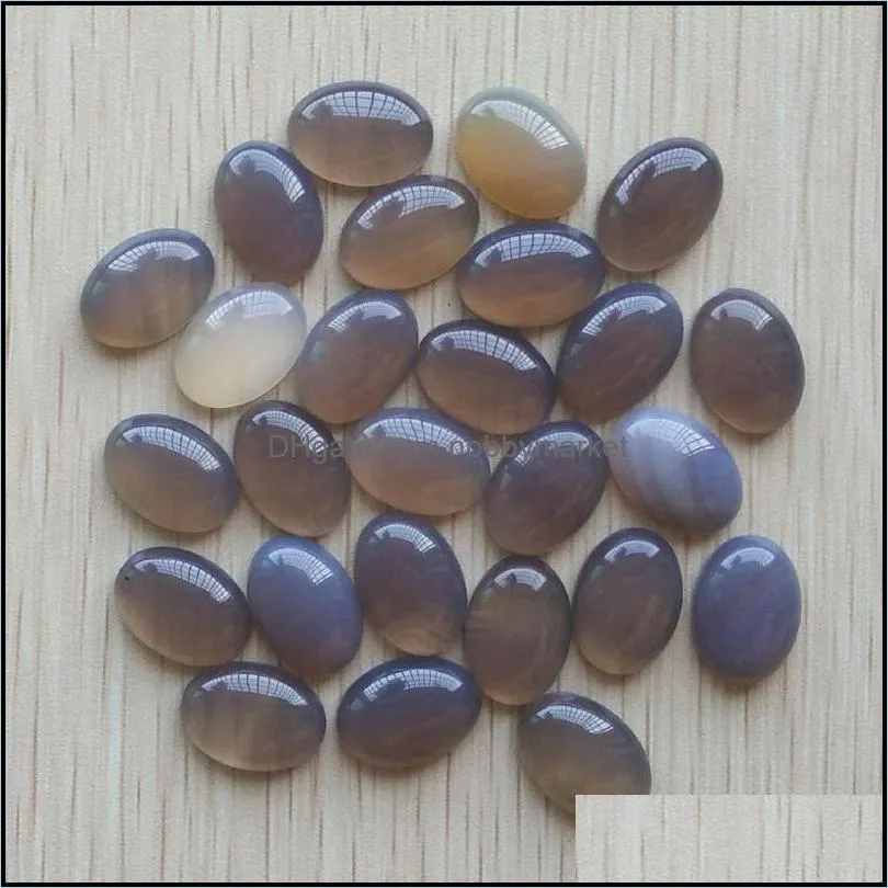 natural stone mixed Oval flat base cab cabochon Cystal Loose beads for Necklace earrings jewelry & Clothes Accessories making Wholesale