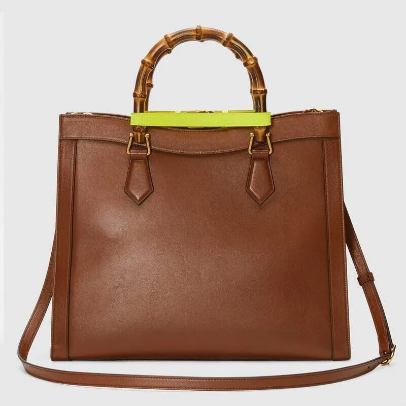 Luxury handbag 2 size Designer bags 2021 Fashion woman bamboo tote bag School Bags leather women`s designer handbag Backpack women book tote Bags purse Backpacks