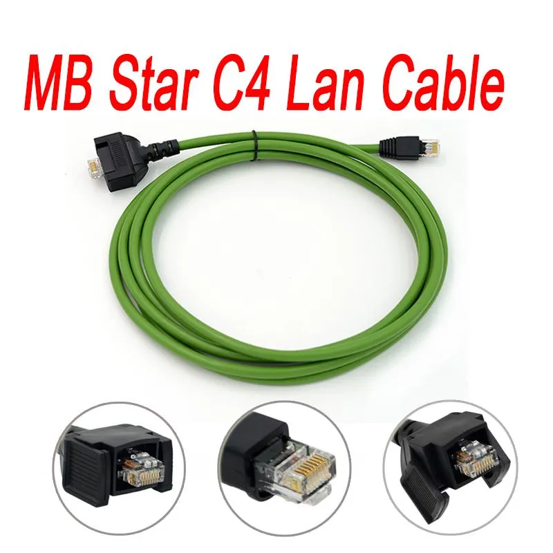 Diagnostische gereedschappen C4 LAN -kabel voor MB Star SD Connect Compact 4 Cars Trucks