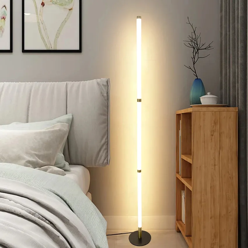 Lampada Da Terra Moderna A LED Luci RGB Camera Da Letto Colorata