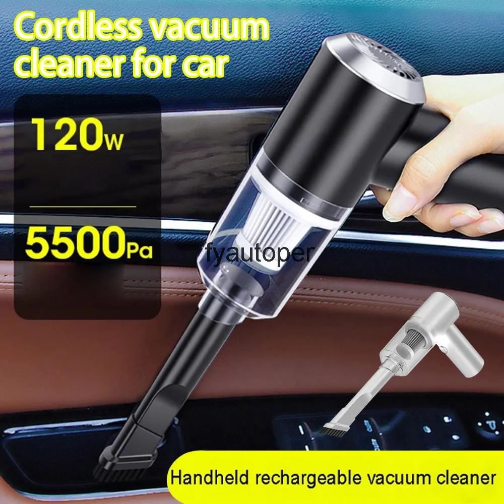 Wireless / Wired 5500Pa portátil carro aspirador de pó mini molhado / seco handheld auto para interior limpeza em casa