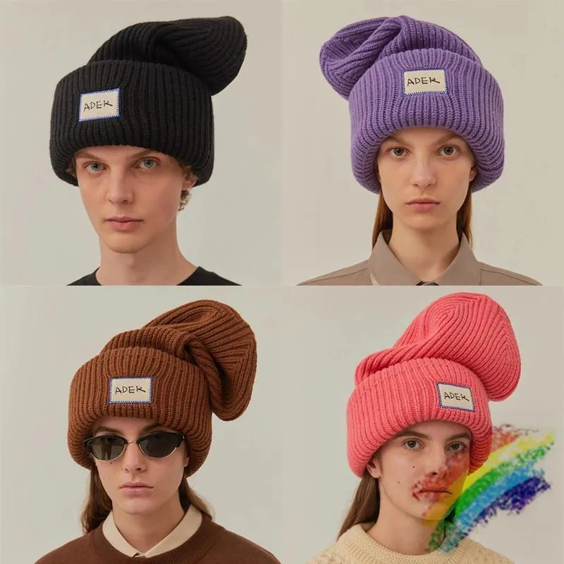 Adererror Beanies 2021男性女性カジュアルなAderエラーキャップ高品質のストリートハット