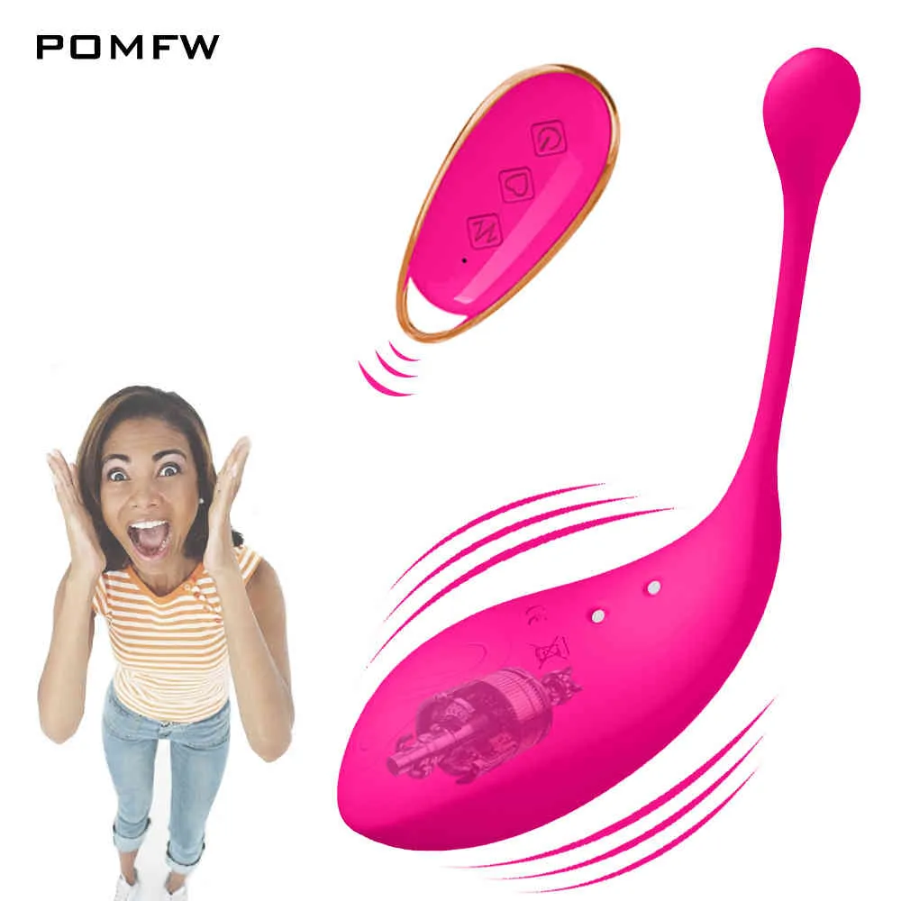 Sex Egg Bullets Kegel Balls Vaginal Tight Practice Vibring Egg 10-Speed ​​Wireless Remote Control Vibrator Ben WA Hoppade leksaker för kvinnor Vuxen 0928