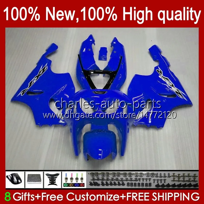 Bodywork Body for Kawasaki Stock Ninja ZX-750 ZX7R ZX750 ZX 7 R ZX 750 28HC.71 Glänsande blå ZX 7R 1996 1997 1998 1999 2000 2001 2002 2003 ZX-7R 96 97 98 99 00 01 02 03 OEM FAIRING