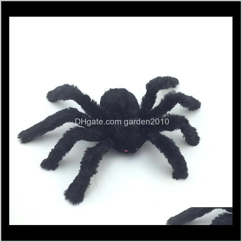 halloween decoration plush spider large size colored spiders plush halloween props spider funny toy for party bar ktv