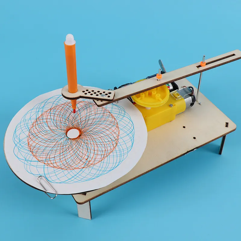 Creative DIY Electric Drawing Machine For Children Automatic Science ...