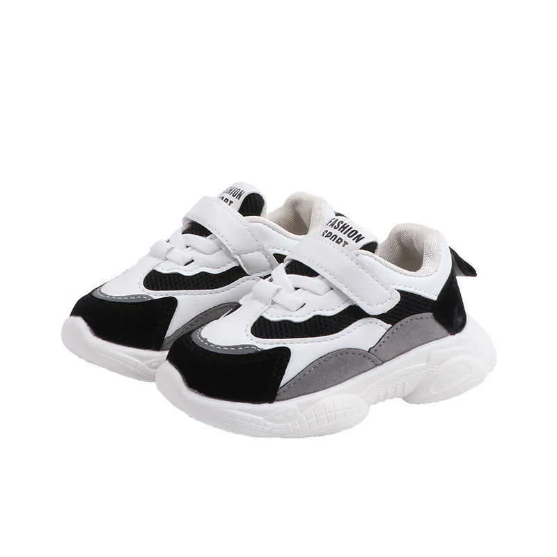 2020 Ny Mesh Sport Casual Skor För Barn Toddler Mode Skor Barnbarn Liten Flickor Pojkar Sneakers Storlek 1 2 3 4 5 6 år gammal G1025