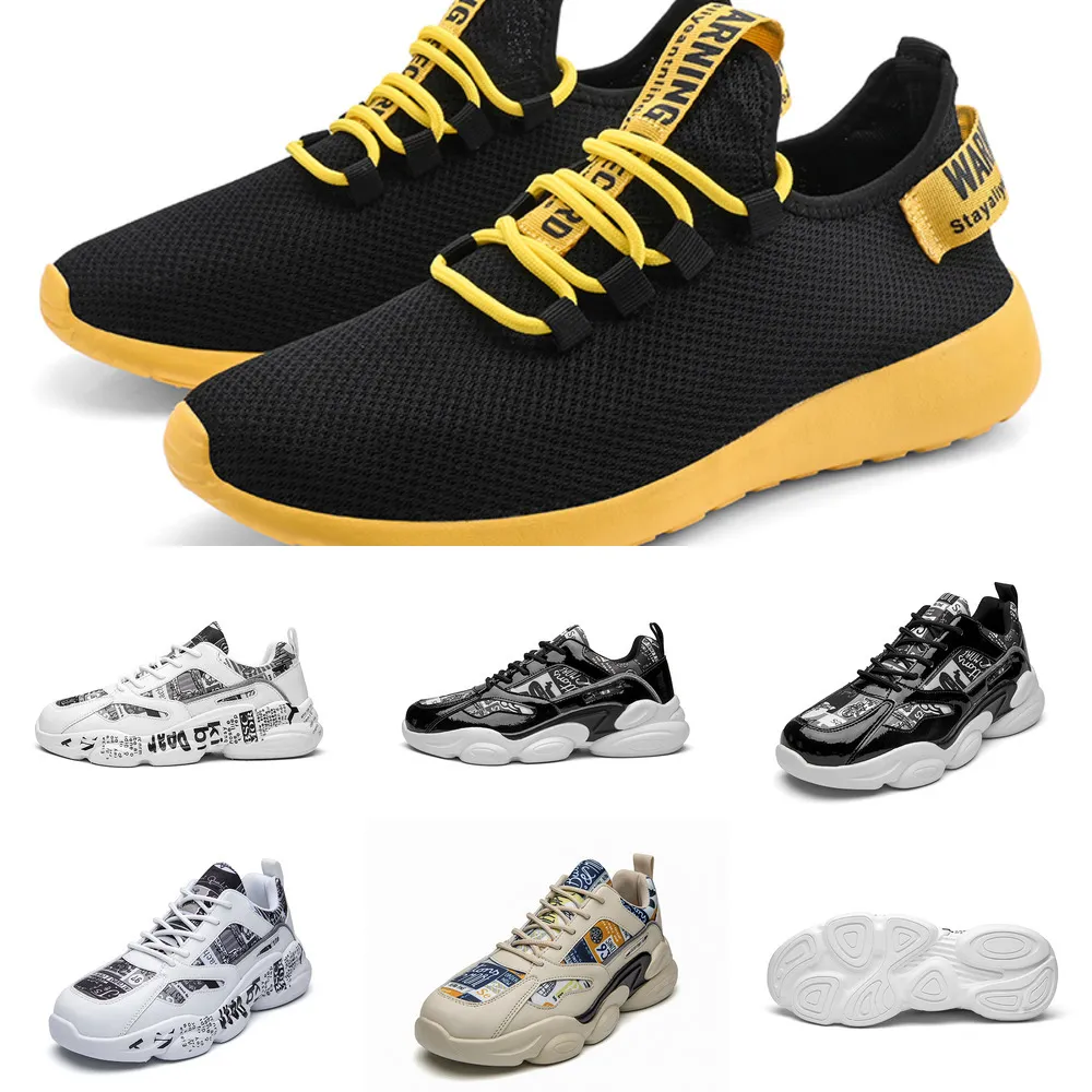 L2PI Skor Män Casual Sommar Running Bekvämt Andningsbart Mesh Solida Black Deep Gray Beige Kvinnor Tillbehör God kvalitet Sport Mode Walking Shoe 29