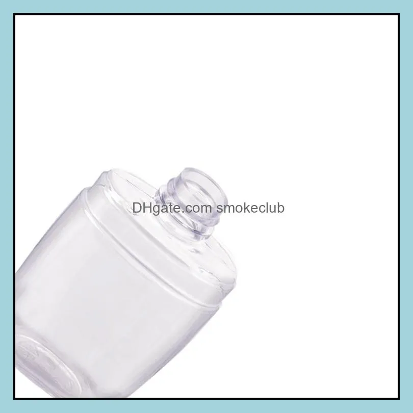 30ml Hand Sanitizer Bottles PET Plastic Half Round Flip Cap Bottle Children Carry Disinfectant Container RRD7527