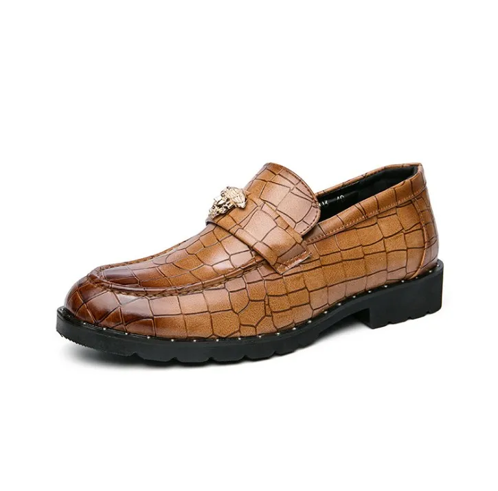 Crocodile Shoes Black Business Oxford Leather Suit Men Italian Formal Dress Sapato Social Masculino Mariage