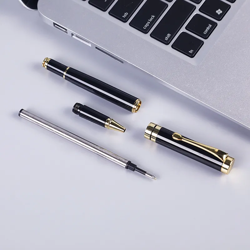 Top quality Classic Business Metal Signature Pen Student Teacher Writing Gift School Office Advertising Ballpoint Pens