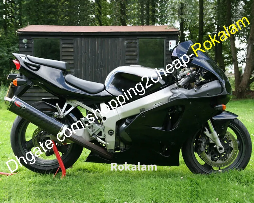 Black Motorcycle Kit для Kawasaki ZX-7R ZX7R 1996-2003 7R ZX7R ZX 7R Ninja Полный комплект обтекивания