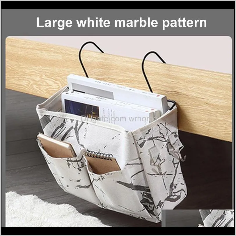 portable storage bag felt bedside hanging rack for table sofa reusable fabric hooks & rails