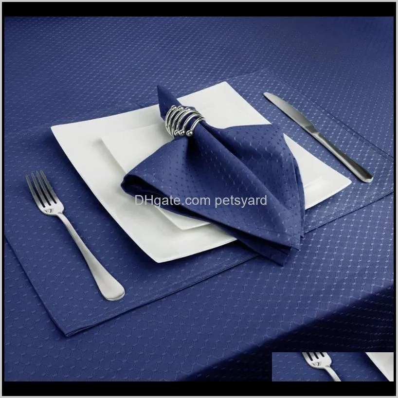 vcvcoo 4 pcs/lot fabric napkins polyester cloth table dinner multi-color napkin 43*43cm diner christmast handkerchief party