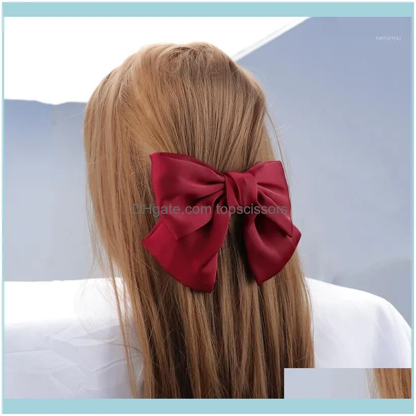 Aessories Tools ProductsFashion Super Big (21cm * 14 cm) Bowknot Hair Clip Barrettes Hairpin Dla Kobiet Dziewczyny Wyświetl Sprzedaż Aessors1 Drop D