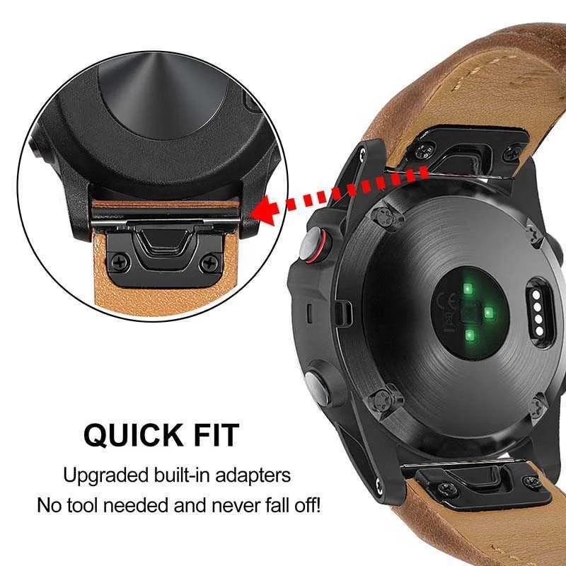Fenix 5 leather strap 2025