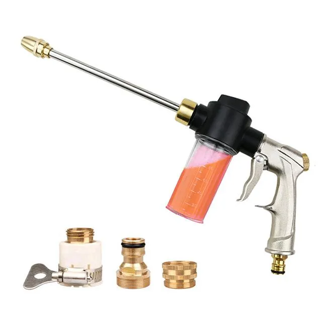 GIARDINO ALTA PRESSIONE Idropulitrice Acqua Spray Ugello Set Tubo Wand - Foto 10