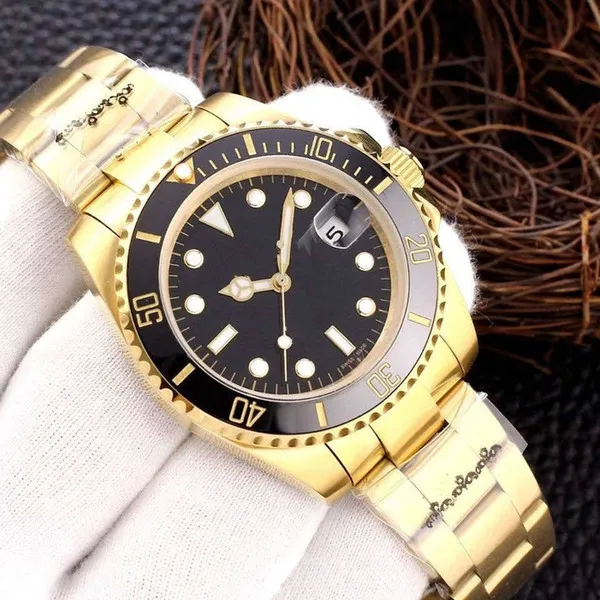 Top Quality Automatic Mechanical Watches 40mm Stainless Steel Blue ...