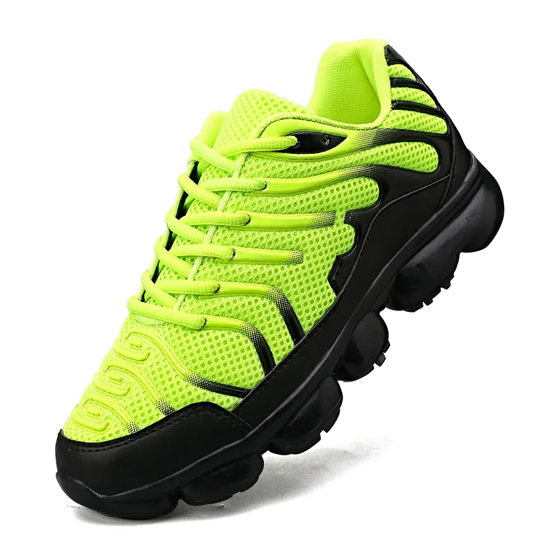 Men Running Shoes Sports for Men Mesh Breathable Sneakers Lace Up Non-slip Shoe Trainer Athletic Male