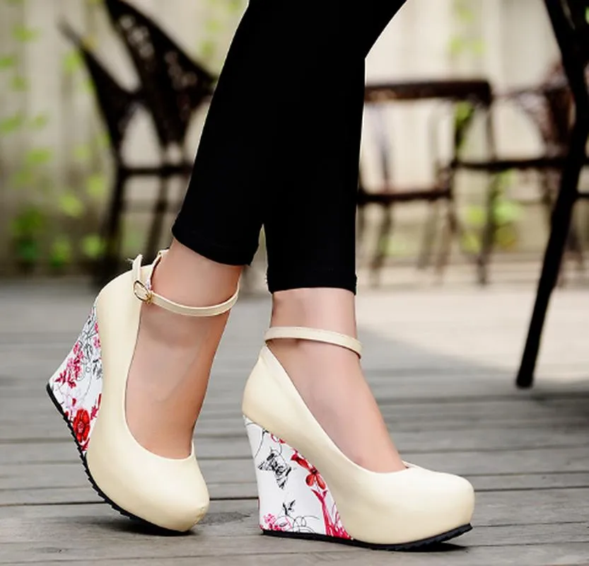 Waterproof Wedges Casual Shoes Sandals Plus Size Super High Sandalias Women Summer Woman Gladiator Mujer Sapato Feminino SA0413