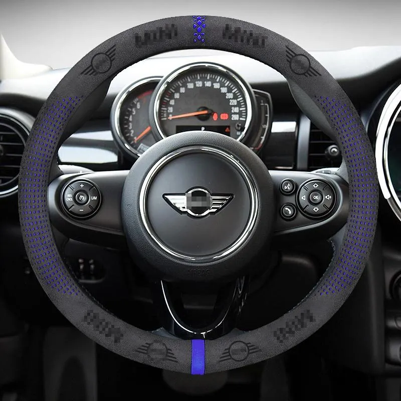 Non Slip Suede Mustang Steering Wheel Cover For MINI ONE Cooper R55 R56 R60 F54 F55 F56 F57 F60 Countryman Modification From Xiaoqiaoliu 31.2 DHgate.Com
