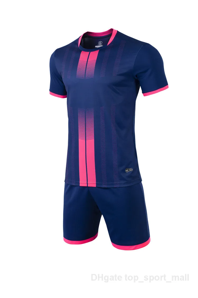 Maglia da calcio Kit da calcio Colore Blu Bianco Nero Rosso 258562372