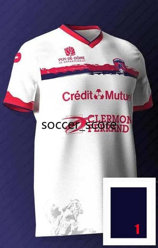 clermont foot maillot