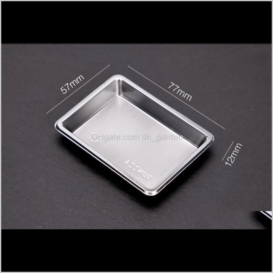 disposable sushi soy sauce dish rectangle salad salt seasoning containers plate restaurant take-out package wholesale sn1343