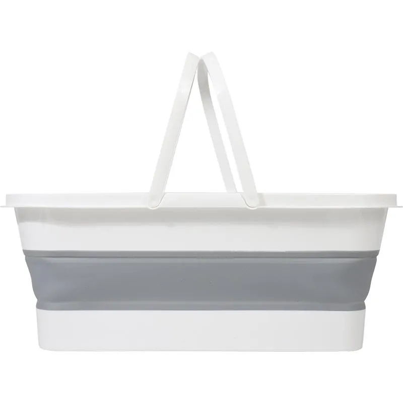 Buckets Portable Folding Mop Bucket Double Handle Silicone Foldable  Cleaning Basket Multifunction Wash Tools Household Accessories Items From  Fuchouzm, SG $34.82