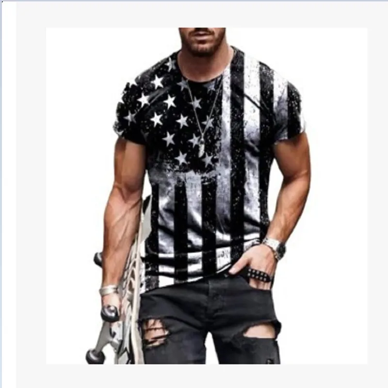 Mens Fashion t shirts Casual Printing T-shirt Summer Youth Tees 2021 Men Sport Outdoorwear High Quality Tops
