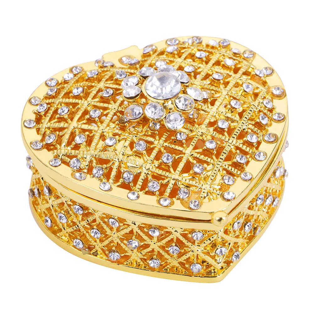 شخصية مجوهرات تخزين مربع اليد جعل الزفاف سبيكة الخطوبة خاتم مربع حامل خاتم الزواج مربع