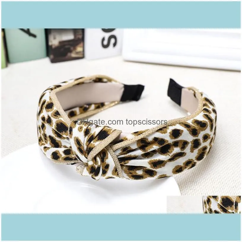 Special Leopard Print Knot Hairband For Ladies Headdress Women Hair Accessories Animal Headband Face Wash Hoop1