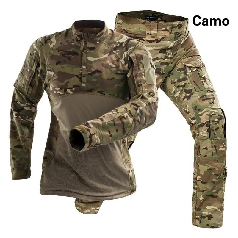 Conjunto Ce Uniforme Militar Traje Táctico Camisa Combate Abrigo Pantalón  Ropa