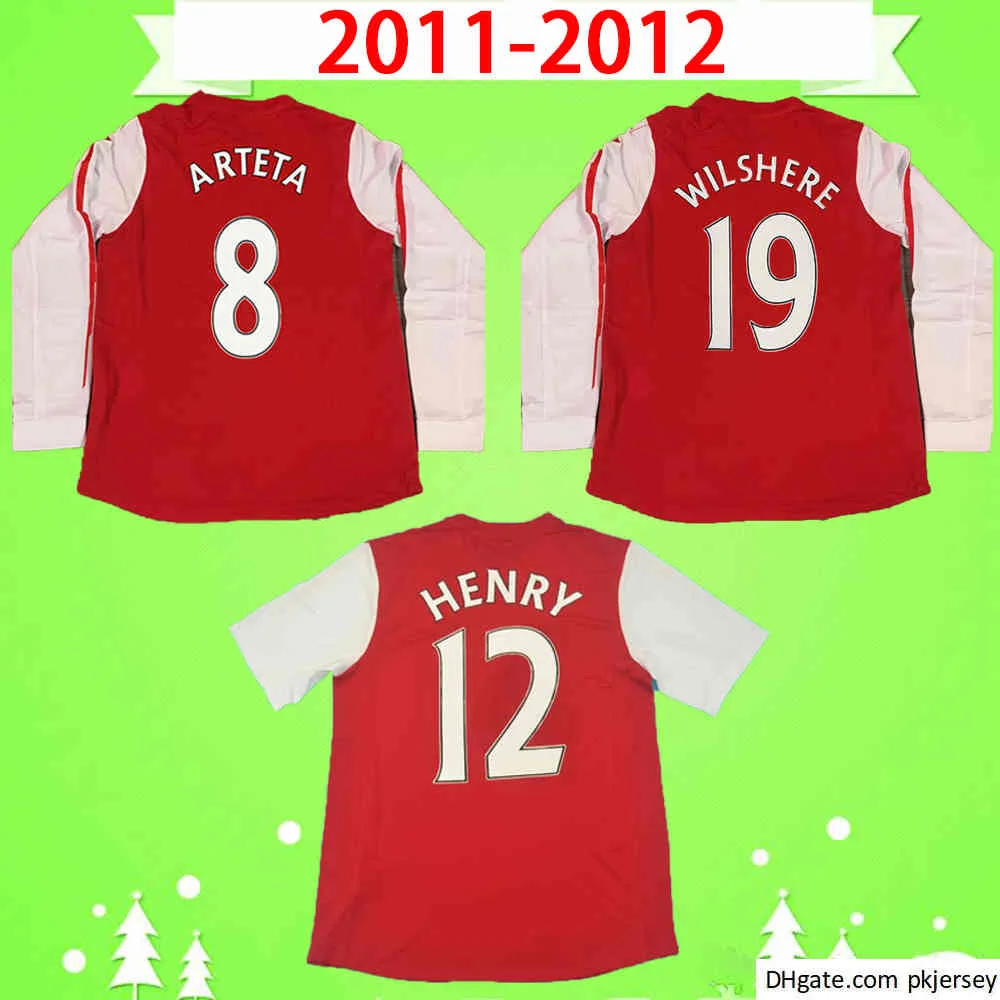 2011 2012 RETRO FOOTBALL Shirt Uniform 11 12 Vintage Soccer Jersey Home Red Classic Uniforms