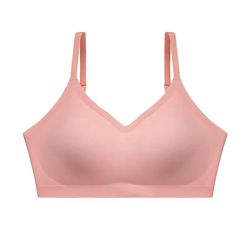 Seamless Air Cup Sleep Bras For Elderly Women With U Shaped