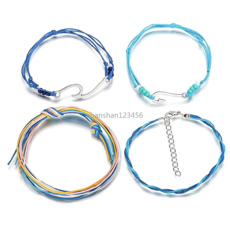 Multilayer Adjustable Fish Hook Bracelet For Women Perfect For Summer Beach  Turquoise Jewelry By Will And Sandy From Shanshan123456, $0.96