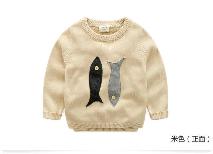  Spring Autumn Winter 2-10 Years Old Teenage Christmas Gift O-Neck Knitted School Child Cartoon Baby Kids Boys Sweaters (12)