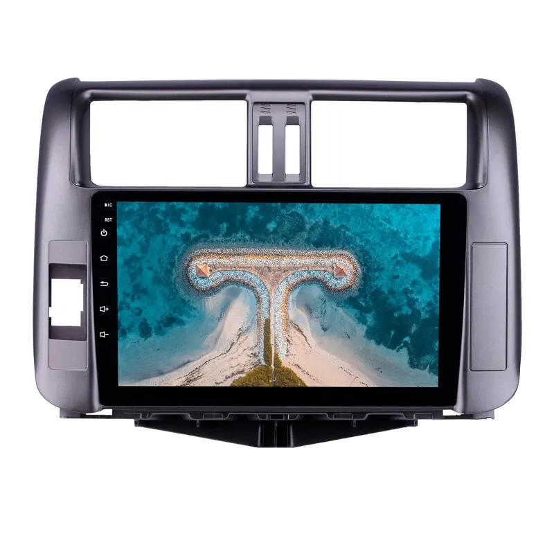 Voiture dvd Radio Navigation multimédia lecteur vidéo 2din Android 10 API 29 IPS pour Toyota Land Cruiser Prado 150 2009 -2013