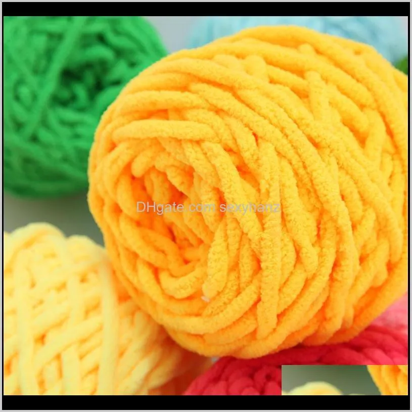 Kleidung Stoff Bekleidung Drop Lieferung 2021 Handbuch Großhandel-Ice Bar Grob Einzelstrang Diy Stricktasche Garn Hand Schal Linie Sdevd