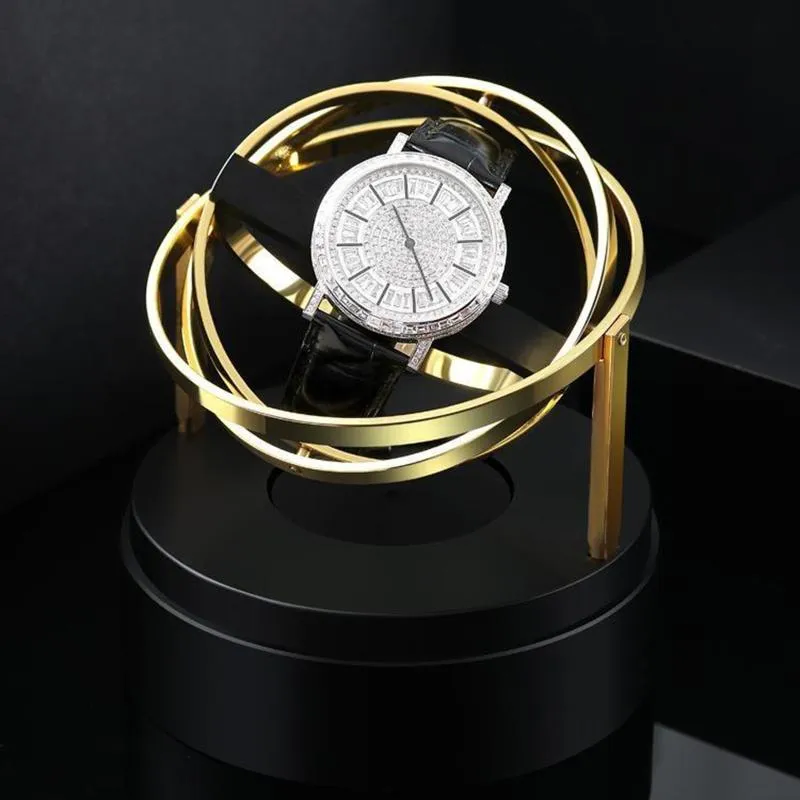 Boîtes de montres à enrouleur unique, pour boîte multifonction électrique automatique, Collection de stockage, prise ue/US, arrivée