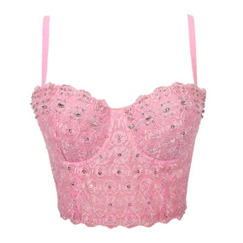 Cropped-Tube-Tops-Women-2020-Black-Pink-Lace-Bright-Glass-Beading-Crop-Top-With-Straps-Sexy (4)